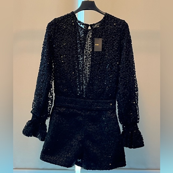 maje brand new with tag Igloo sequins romper - Picture 4 of 6